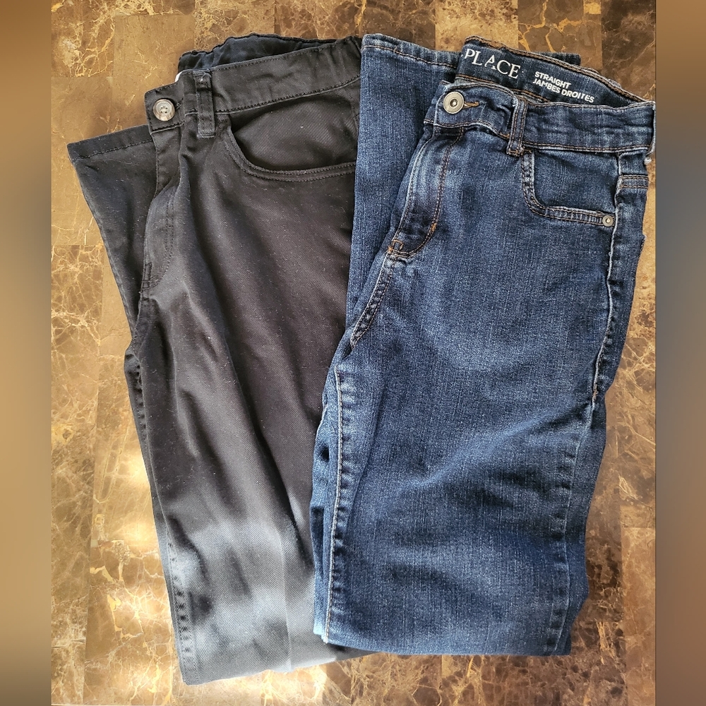 The Childrens Place & Nautica Bundle Of 2- Big Boys Jeans & Casual Pant